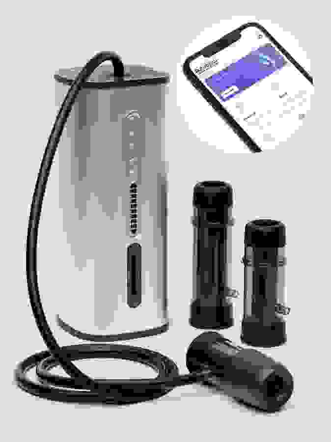 VacuGLIDE 2 by Autoblow A.I. Suction-Aided Milking Machine, Silver, hi-res